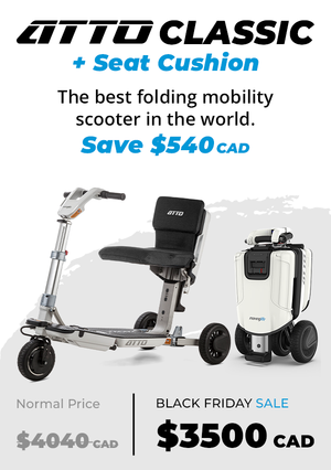 ATTO Mobility Scooter + Seat Cushion