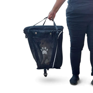 Pet Carrier & Cushion Black