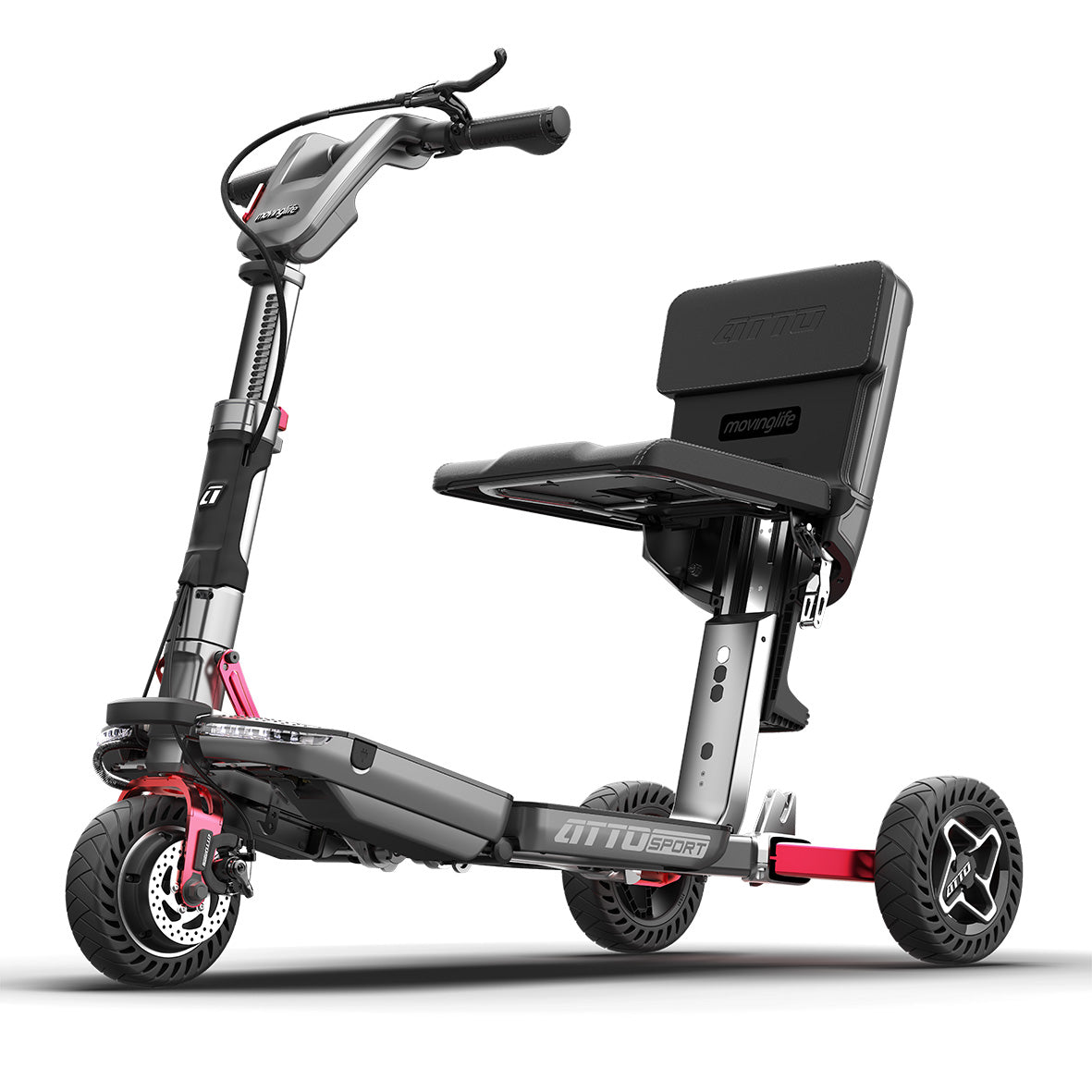 ATTO SPORT Mobility Scooter + Leather Cushion